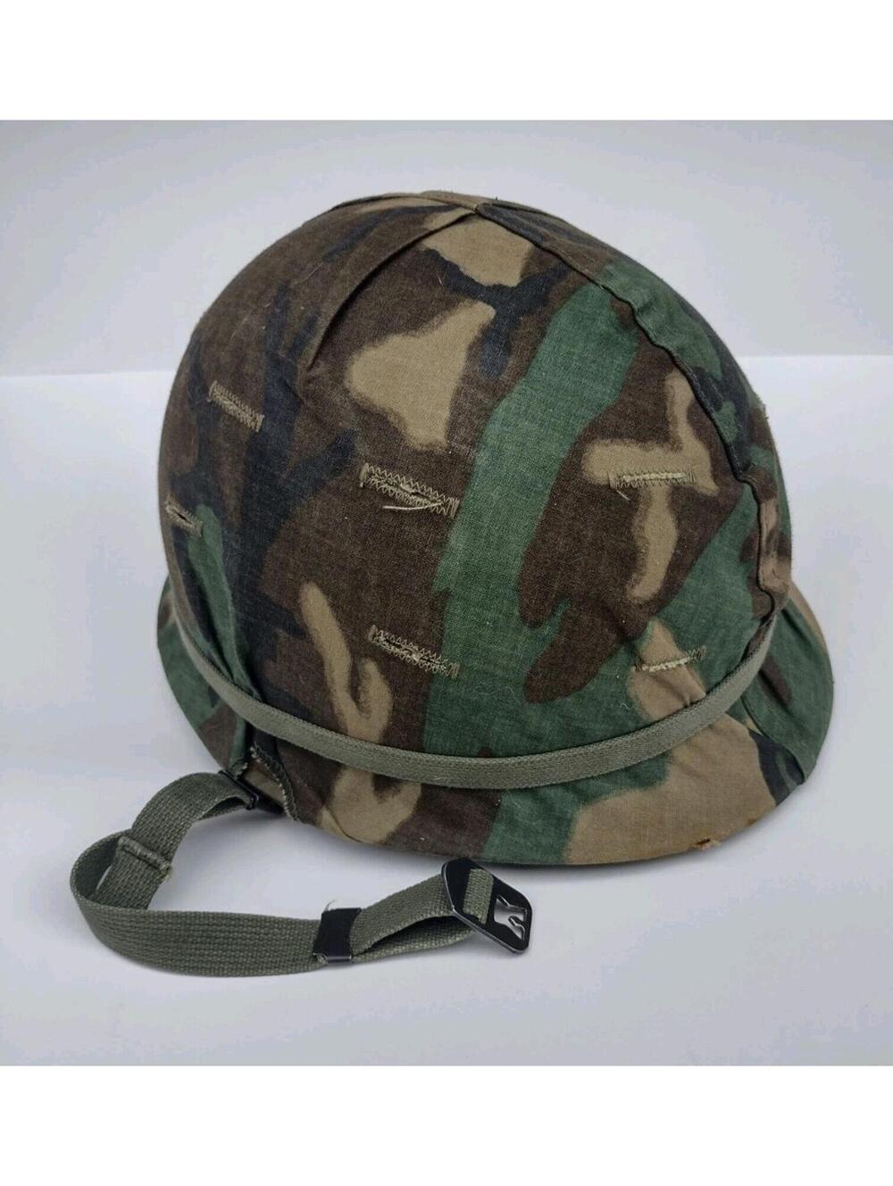 PASGT Helmet 1983 Contract w/ Woodland Cover Military Collectible Made W/ Kevlar